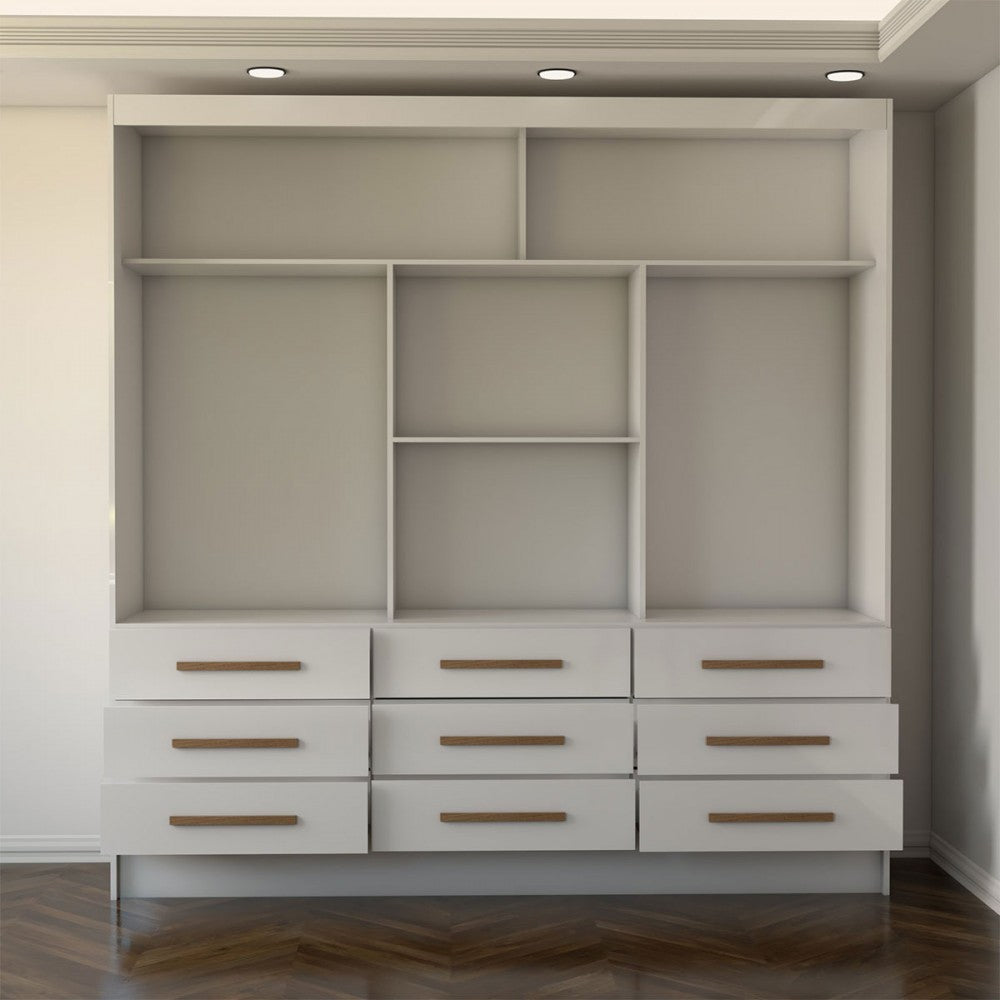 Guarda Roupas Casal Taylor 3 Portas Branco