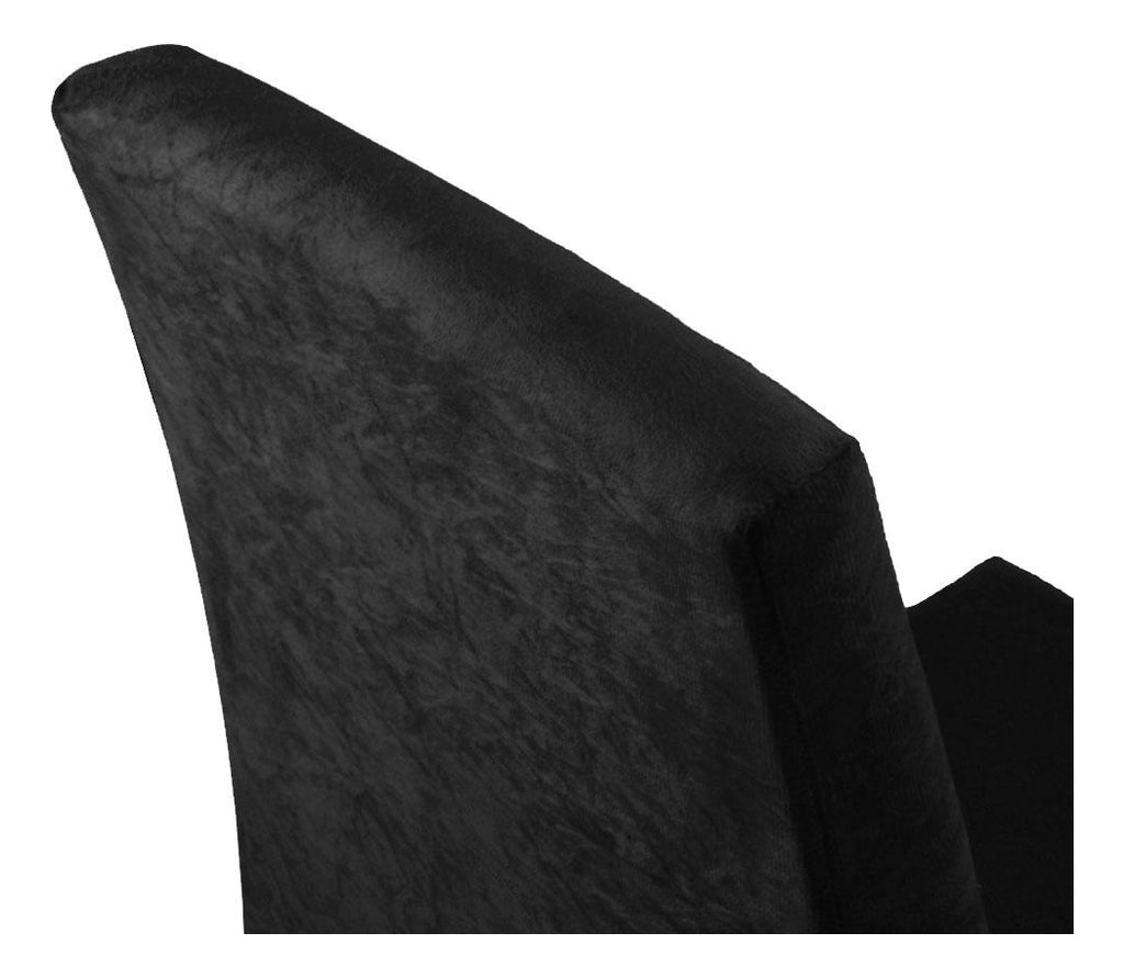 Sala Jantar Madesa Evelin Mesa Tampo Vidro Com 4 Cadeiras Cor Rustic/Preto/Oxford