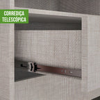 Guarda-roupa Casal 100% MDF 2 Pts 6 Gav Toronto Plus sem Espelho Branco Móveis Lopas